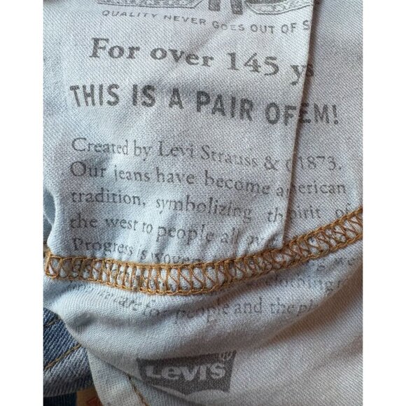 Levis 550 Relaxed Fit Jeans W36 L30 Medium Wash Denim Mens - Picture 4 of 8